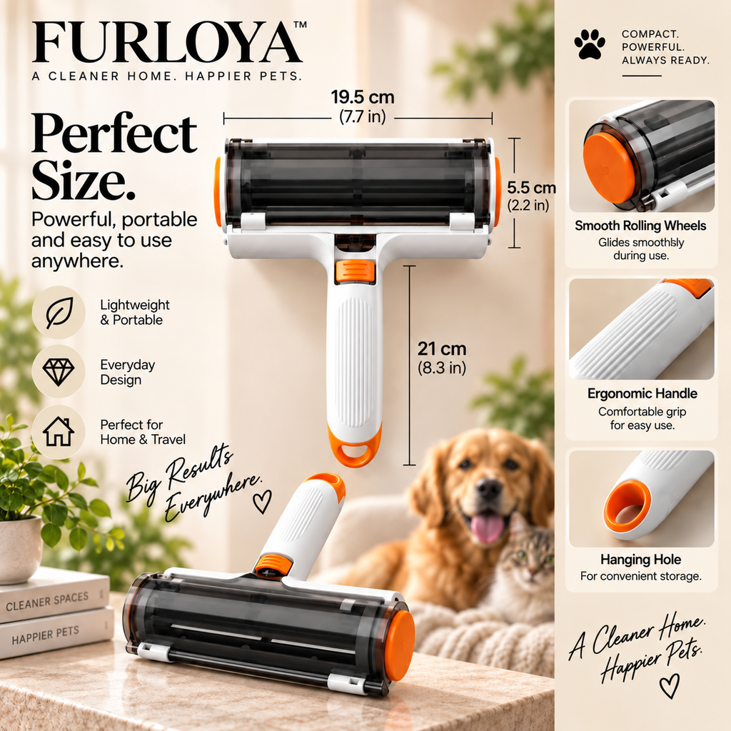 FURLOYA™ 3-Piece Pet Hair Remover Kit